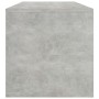 Tavolino Salotto Grigio Cemento 100x40x40 cm Legno Multistrato