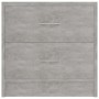 Comodini 2 pz Grigio Cemento 40x30x40 cm in Legno Multistrato