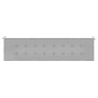Cuscino per Panca Grigio 200x50x3 cm in Tessuto Oxford