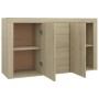 Credenza Rovere Sonoma 120x36x69 cm in Legno Multistrato