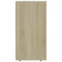 Credenza Rovere Sonoma 120x36x69 cm in Legno Multistrato