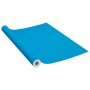 Pellicola Autoadesiva per Mobili Azzurra 500x90 cm in PVC