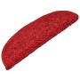 Tappetini per Scale 15 pz Rossi 65x21x4 cm