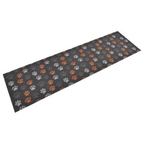 Tappeto da Cucina Lavabile Zampe 45x150 cm Velluto