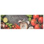 Tappeto da Cucina Lavabile Verdure 60x180 cm Velluto