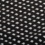 Copriletto in Cotone a Quadri 125x150 cm Nero