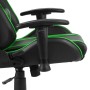 Sedia da Gaming Girevole Verde in PVC