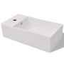 Set Mobili da Bagno con Lavabo 3 pz Nero