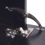 Set Mobili da Bagno con Lavabo 8 pz Nero
