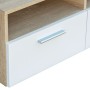 Mobili TV 2 pz in Legno Multistrato 95x35x36 cm Rovere e Bianco