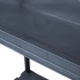 Scaffali 2 pz 125 kg 60x30x180 cm Nero in Plastica