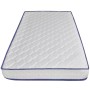 Letto e Materasso MemoryFoam Bianco in Similpelle 120x200cm