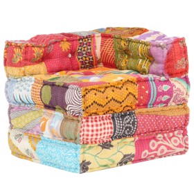 Pouf Modulare in Tessuto Patchwork