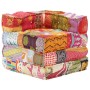 Pouf Modulare in Tessuto Patchwork