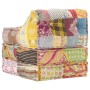 Pouf Modulare in Tessuto Patchwork