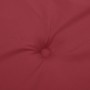 Cuscino per Panca Rosso Vino 100x50x3 cm in Tessuto Oxford