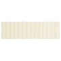 Cuscino per Lettino Crema 200x50x3 cm in Tessuto Oxford