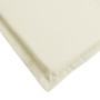 Cuscino per Lettino Crema 200x50x3 cm in Tessuto Oxford