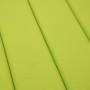 Cuscino per Lettino Verde Intenso 200x60x3 cm in Tessuto Oxford