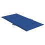 Cuscini per Sedia 4 pz Blu Reale 100x50x3 cm in Tessuto Oxford