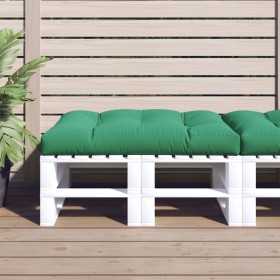 Cuscino per Pallet Verde 120x80x12 cm in Tessuto