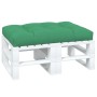 Cuscino per Pallet Verde 120x80x12 cm in Tessuto