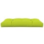 Cuscino per Pallet Verde Brillante 120x80x12 cm in Tessuto