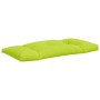 Cuscini per Divani in Pallet 2 pz Verde Intenso in Tessuto