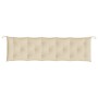 Cuscino per Panca Beige 180x50x7 cm in Tessuto Oxford