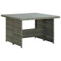 Set Divani da Giardino 6 pz con Cuscini in Polyrattan Grigio