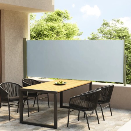 Tenda Laterale Retrattile per Patio 117x300 cm Grigia