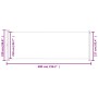 Tenda Laterale Retrattile per Patio 220x600 cm Rossa