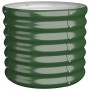 Vaso da Giardino Acciaio Verniciato a Polvere 40x40x36 cm Verde