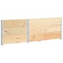 Collari per Pallet 3 pz 50x100 cm in Legno Massello di Pino