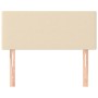 Testiera Crema 100x5x78/88 cm in Tessuto