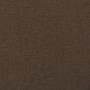 Testiera 2 pz Marrone Scuro 100x5x78/88 cm in Tessuto