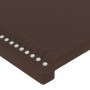 Testiere 2 pz Marroni 72x5x78/88 cm in Similpelle
