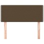 Testiera Marrone Scuro 90x5x78/88 cm in Tessuto