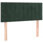 Testiera Verde Scuro 80x5x78/88 cm in Velluto