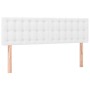 Testiere 2 pz Bianche 72x5x78/88 cm in Similpelle