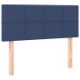Testiera Blu 100x5x78/88 cm in Tessuto