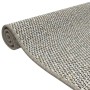 Tappeto Corsia Aspetto Sisal Tortora 80x150 cm