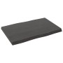 Piano Tavolo Marrone Scuro 60x40x(2-4)cm in Rovere Non Trattato