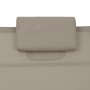 Lettino Prendisole in Alluminio e Textilene Grigio Talpa