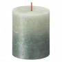 Bolsius Candele Pilastro Rustiche Sunset 4 pz 80x68 mm Verde e Blu