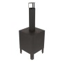 Esschert Design Stufa da Terrazzo S Nera