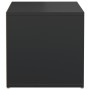 Cassetto Contenitore Nero 40,5x40x40 cm in Legno Multistrato