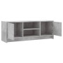 Mobile Porta TV Grigio Cemento 102x30x37,5 cm Legno Multistrato