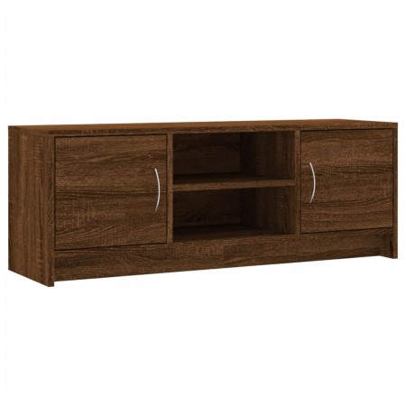 Mobile Porta TV Rovere Marrone 102x30x37,5 cm Legno Multistrato