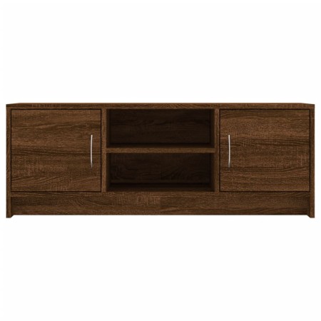 Mobile Porta TV Rovere Marrone 102x30x37,5 cm Legno Multistrato